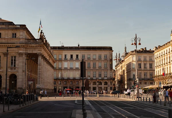 Bordeaux Francja Lipca 2022 Widok Budynek Teatru Wielkiego Zwany Operą — Zdjęcie stockowe