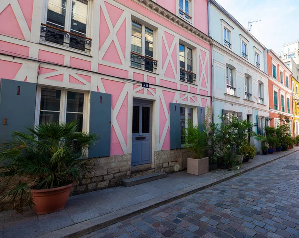 View Rue Cremieux 12Th Arrondissement One Prettiest Residential Streets Paris — Fotografia de Stock