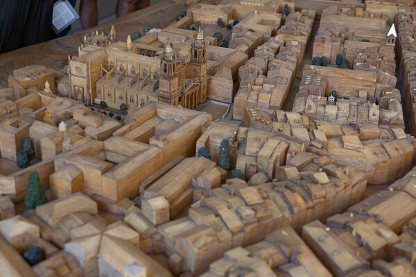 Model of the city of Pamplona in the Royal and General Archive of Navarra