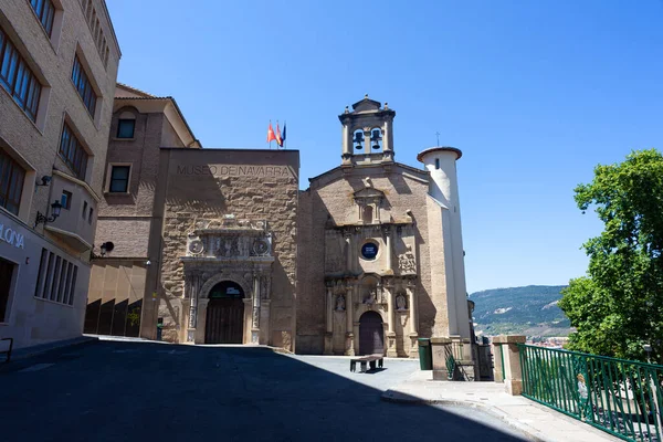 Vista Edificio Del Museo Navarra Pamplona España — Foto de Stock