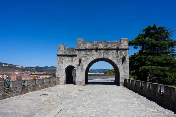 Vista Puerta Muralla Camino Pamplona España — Foto de Stock