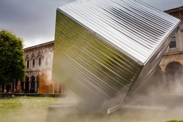 Milan Itálie Dubna 2023 Mad Architects Čele Yansong Představil Instalaci — Stock fotografie