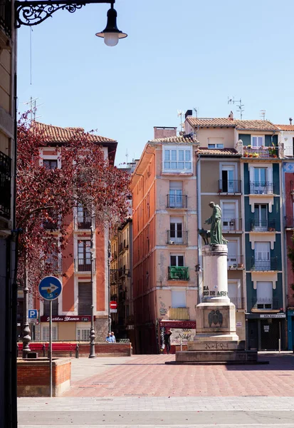 Pamplona Spanien Juli Utsikt Över Monumentet Till Saint Fracis Assisi — Stockfoto