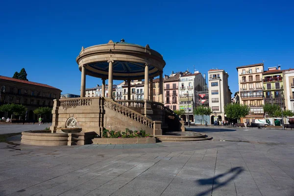 Pamplona Spagna Luglio 2022 Veduta Della Piazza Chiamata Plaza Del — Foto Stock