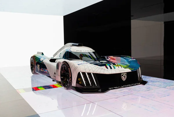 Milan Italy April 2023 Exclusive Unveiling Peugeot 9X8 Livery Exposed — Stock Photo, Image