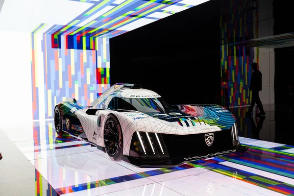 Milan Italy April 2023 Exclusive Unveiling Peugeot 9X8 Livery Exposed — Stock Photo, Image