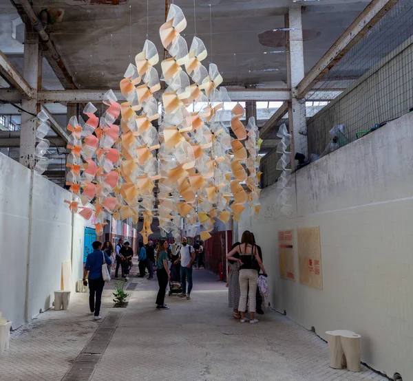 Μιλάνο Ιταλία Απριλίου 2023 Sensbiom Crafting Plastics Dumo Lab Alcova — Φωτογραφία Αρχείου