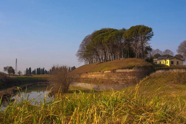 Landschappelijk Uitzicht Wallen Van Palmanova Italië — Stockfoto