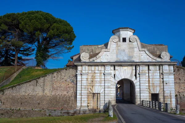 Вид Порта Аквілею Також Називається Порта Маріттіма Південні Ворота Італійської — стокове фото