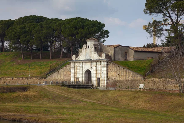 Porten Aquileia Italienska Porta Aquileia Till Fästningsstaden Palmanova — Stockfoto