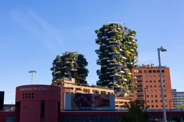 Milan Italy April 2023 View Bosco Verticale Vertical Forest Porta — Stock Photo, Image