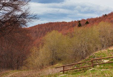 Ventasso, İtalya 'daki Toskana Emilian Apennines manzarası