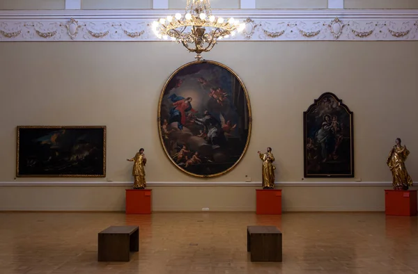 Ljubljana Slowenien Juli 2022 Ausstellungsraum Für Die Antike Malerei Der Stockfoto