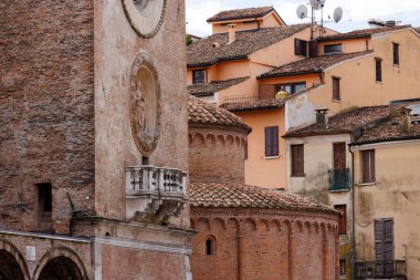 Rotonda di San Lorenzo, St. Lawrence Roundchurch, Mantua, İtalya. Bir UNESCO miras sitesi