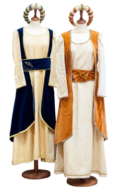 Şeffaf arkaplanda izole edilmiş antika elbise