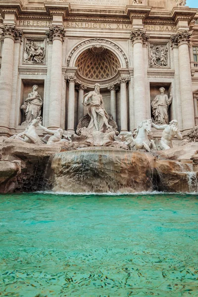 Roma Italia Noviembre 2022 Hermosa Arquitectura Famosa Fuente Trevi — Foto de Stock