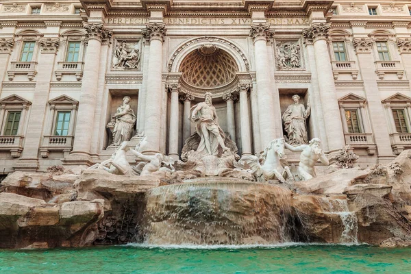Roma Italia Noviembre 2022 Hermosa Arquitectura Famosa Fuente Trevi —  Fotos de Stock