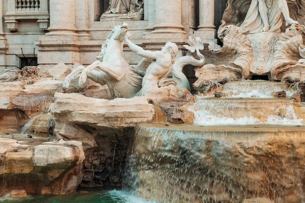 Рим Италия Ноябрь 2022 Года Прекрасная Архитектура Знаменитого Фонтана Треви — стоковое фото