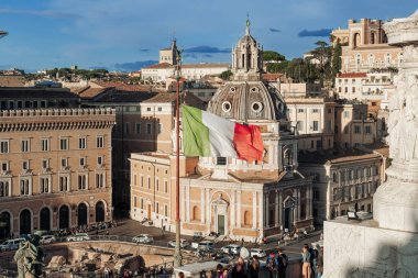Roma, İtalya - Kasım 2022: Güzel mimari 