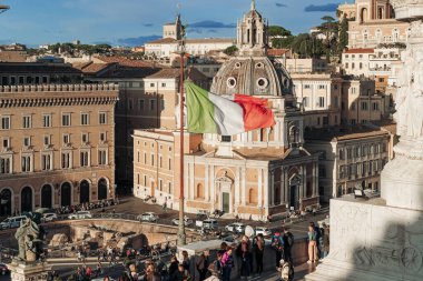 Roma, İtalya - Kasım 2022: Güzel mimari 