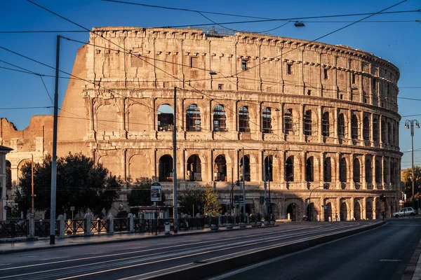 Ρώμη Ιταλία Νοέμβριος 2022 Όμορφη Αρχιτεκτονική Της Αρένας Colosseum Roman — Φωτογραφία Αρχείου