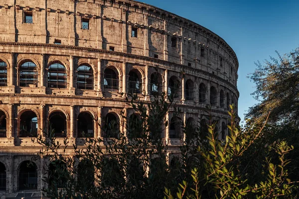 Řím Itálie Listopad 2022 Krásná Architektura Římské Arény Koloseum — Stock fotografie