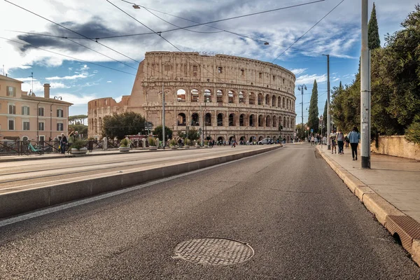 Roma Itália Novembro 2022 Bela Arquitetura Arena Romana Coliseu — Fotografia de Stock