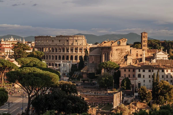 Rom Italien November 2022 Den Vackra Arkitekturen Colosseum Romerska Arenan — Stockfoto