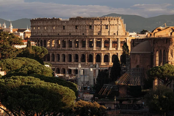 Roma Italia Novembre 2022 Bella Architettura Del Colosseo Arena Romana — Foto Stock