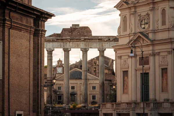 Rome Italy November 2022 Beautiful Ruins Architectures Fori Imperiali Parc — Stock Photo, Image