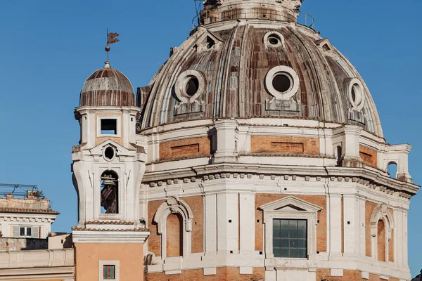 Rzym Włochy Listopad 2022 Piękna Kultowa Architektura Oraz Kopuły Kościelne — Zdjęcie stockowe