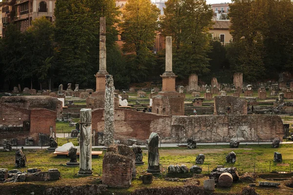 Roma Italia Noviembre 2022 Las Hermosas Ruinas Arquitecturas Del Parque — Foto de Stock