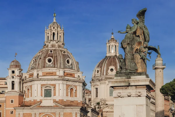 Rome Italy November 2022 Beautiful Iconic Architecture Church Domes City — Stock Photo, Image