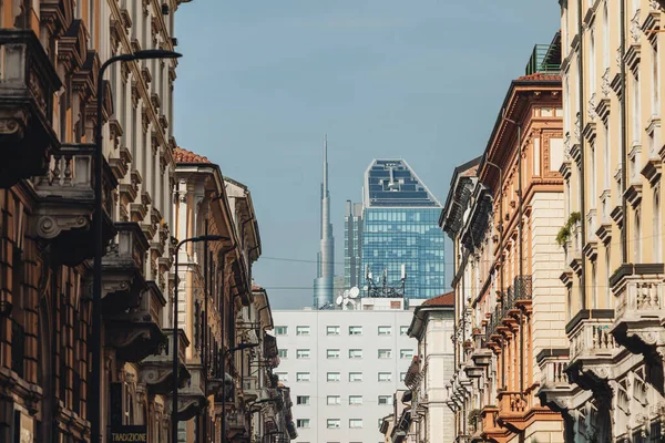 Милан Италия Март 2023 Современная Старая Архитектура Города — стоковое фото