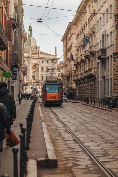 Милан Италия Март 2023 Года Сцены Уличной Жизни — стоковое фото