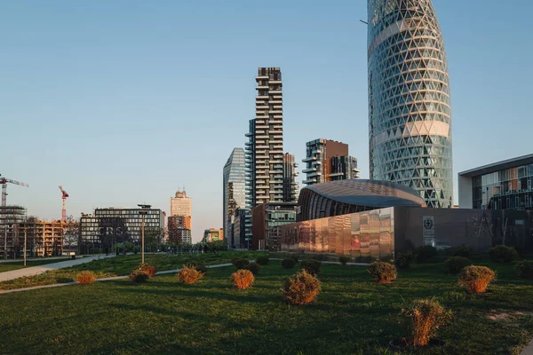 Milano Italia Aprile 2023 Iconica Architettura Moderna Gae Aulenti — Foto Stock