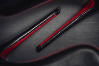 Milan, İtalya - Nisan 2023: İkonik ayakkabılar Louboutin modeli Kate 120