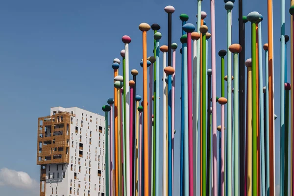 Milano Italien Juni 2023 Coloris Den Vackra Moderna Skulpturen Den — Stockfoto