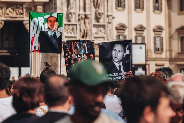 Milaan Italië Juni 2023 Staatsbegrafenis Van Silvio Berlusconi Kathedraal Van — Stockfoto
