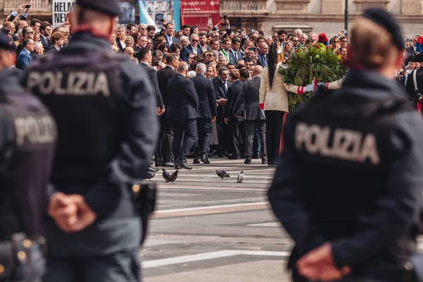 Milan Itálie Červen 2023 Státní Pohřeb Silvia Berlusconiho Milánské Katedrále — Stock fotografie