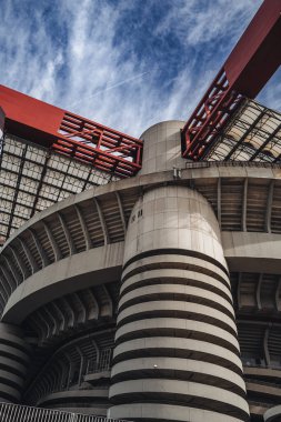 Milan, İtalya - Ekim 2023: San Siro Stadyumu