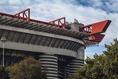 Milan, İtalya - Ekim 2023: San Siro Stadyumu