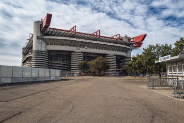 Milan, İtalya - Ekim 2023: San Siro Stadyumu