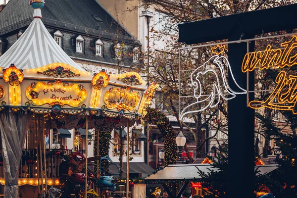 Lüksemburg Şehri, 01 Aralık 2023: Kentteki Noel pazarları