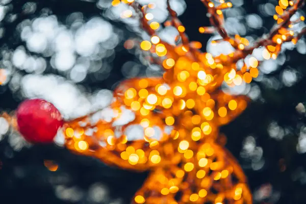 Λουξεμβούργο Δεκεμβρίου 2023 Φώτα Ταράνδων Στις Χριστουγεννιάτικες Αγορές Των Χειμερινών Royalty Free Εικόνες Αρχείου
