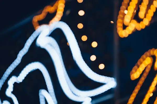 Cidade Luxemburgo Dezembro 2023 Decorações Luzes Nos Mercados Natal Winterlights Imagens De Bancos De Imagens