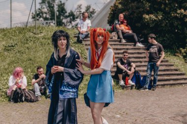 Novegro, Milano - Mayıs 2024: Çizgi roman festivali