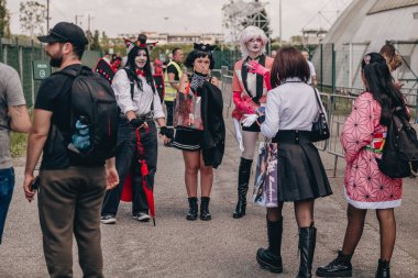 Novegro, Milano - Mayıs 2024: Çizgi roman festivali