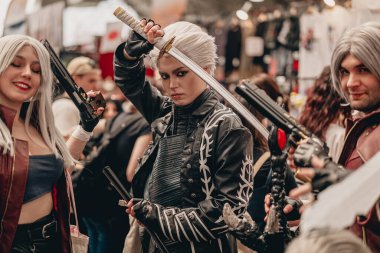 Novegro, Milano - Mayıs 2024: Çizgi roman festivali