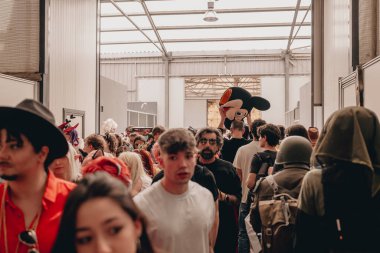 Novegro, Milano - Mayıs 2024: Çizgi roman festivali